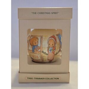 Vtg Hallmark 1978 The Christmas Spirit Satin Ornament Tree Trimmer Collection